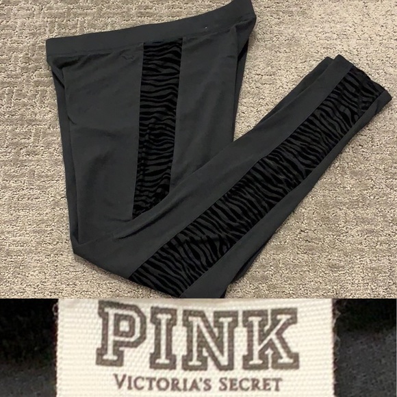 PINK Victoria's Secret Pants - VS PINK Black Leggings